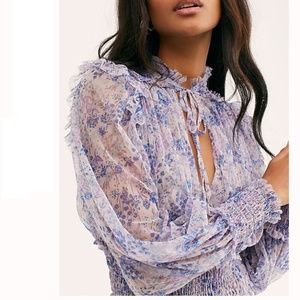 Free People floral top